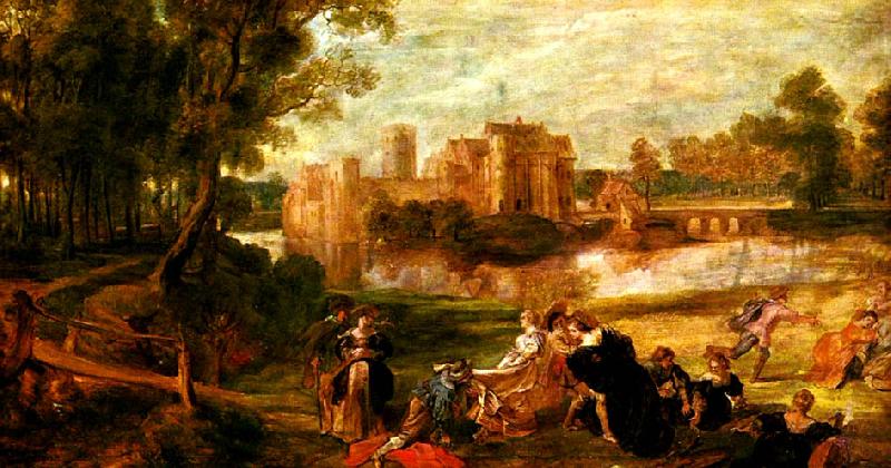 park utanfor ett slott, Peter Paul Rubens
